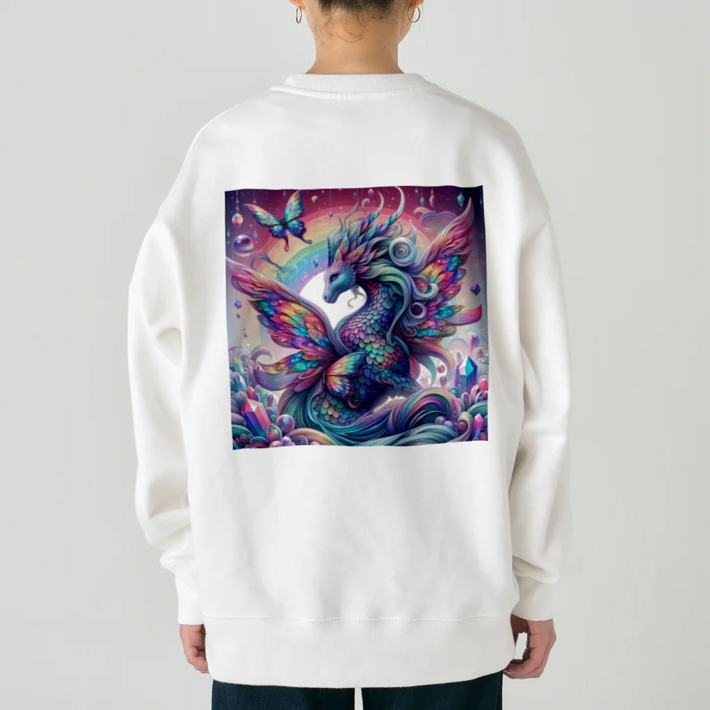 チロライショップのカラフル羽馬 Heavyweight Crew Neck Sweatshirt