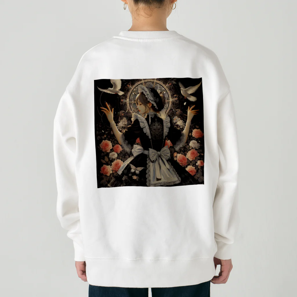 ミレーナのメイド黒 Heavyweight Crew Neck Sweatshirt