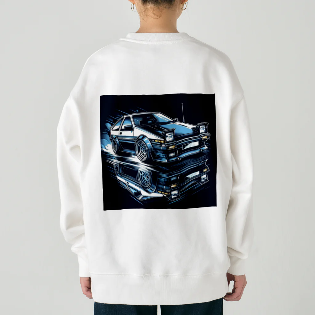 arousal_3_otのAE86、トレノ Heavyweight Crew Neck Sweatshirt