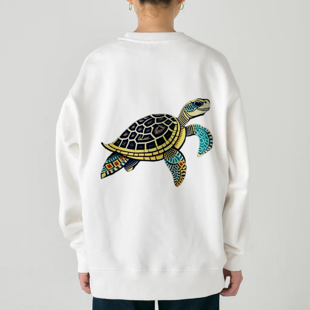 海坊主のトライバルートル Heavyweight Crew Neck Sweatshirt