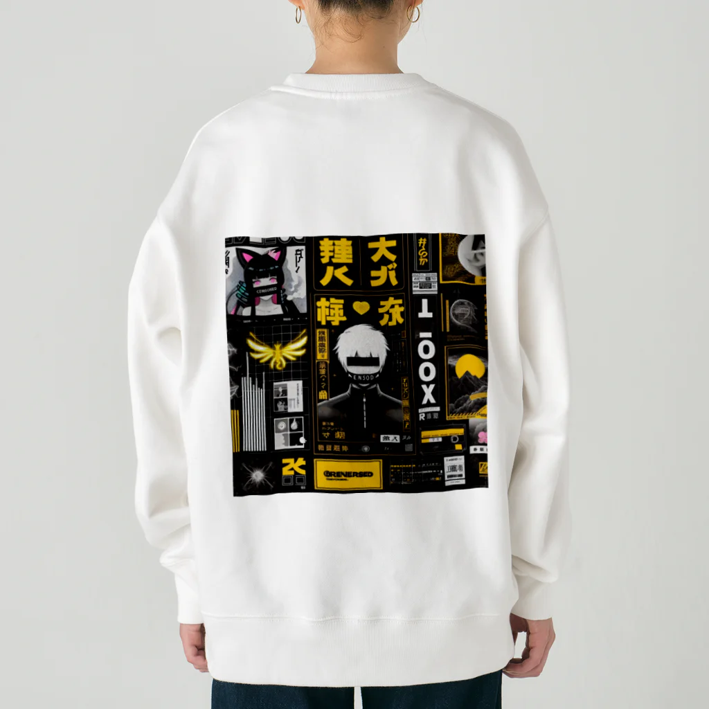 shunchan-の派手きゃわ♡ Heavyweight Crew Neck Sweatshirt