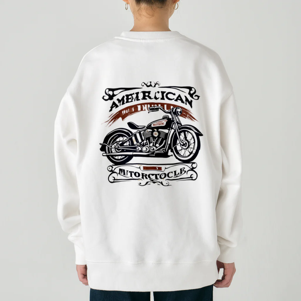 男前ショップのアメリカンビンテージバイク Heavyweight Crew Neck Sweatshirt