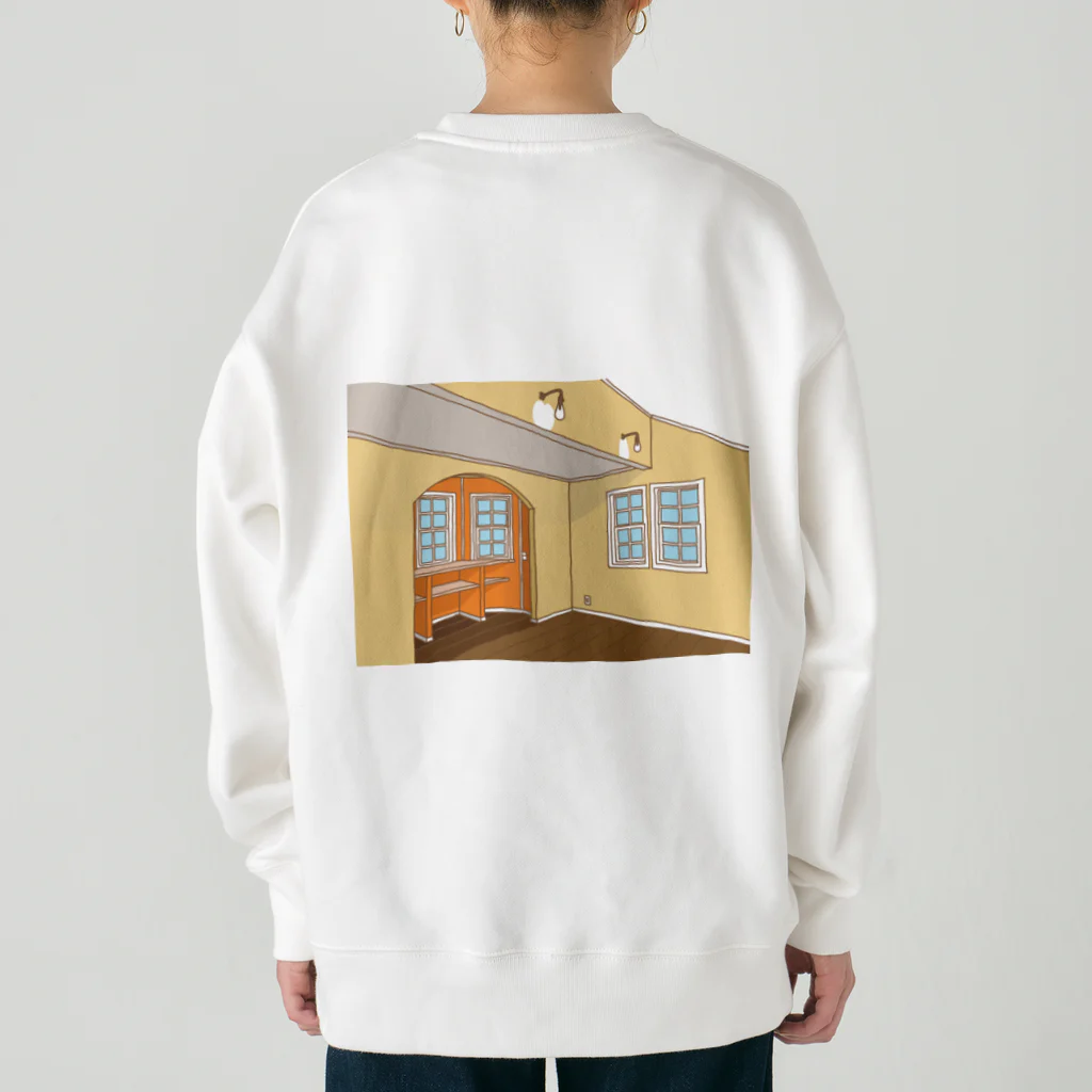 かもめちゃぁんの手書きイラスト　マイルーム Heavyweight Crew Neck Sweatshirt