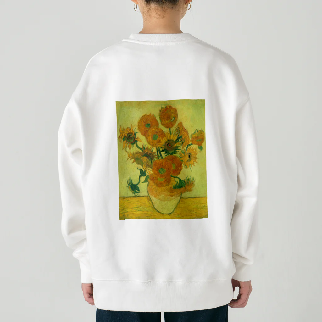 ryoryoの「ひまわり」ゴッホ　Vincent van Gogh / Sunflowers ヘビーウェイトスウェット