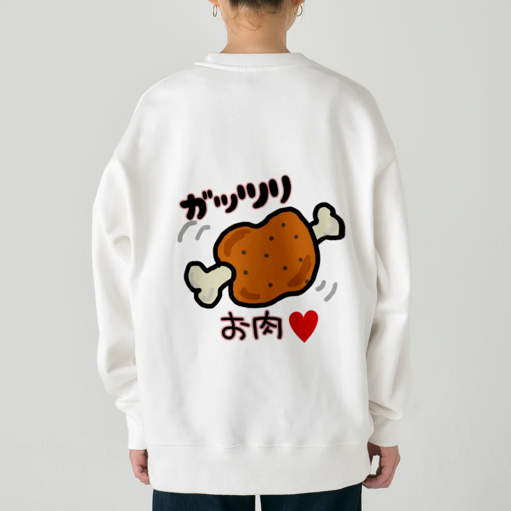 まみふるのお店のガッツリお肉🍖 Heavyweight Crew Neck Sweatshirt