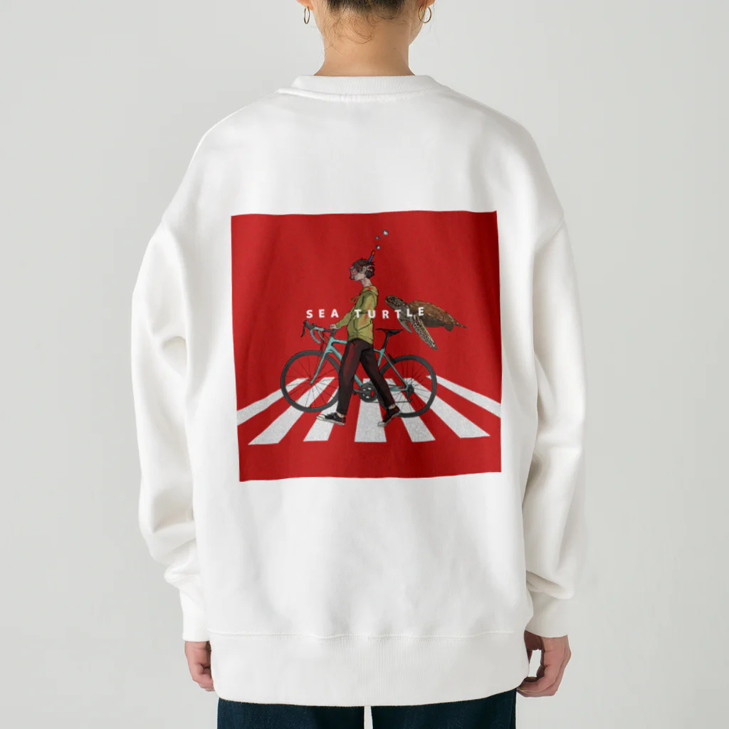 RAN-DOGのSEA TURTLE Heavyweight Crew Neck Sweatshirt