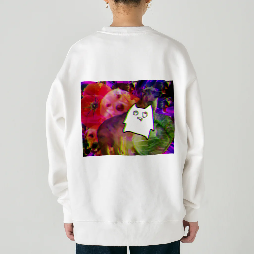 お前の母の宇宙ｷｬﾜｲﾇ星人 Heavyweight Crew Neck Sweatshirt