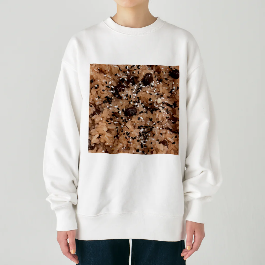 あゆのしおやきの赤飯 Heavyweight Crew Neck Sweatshirt