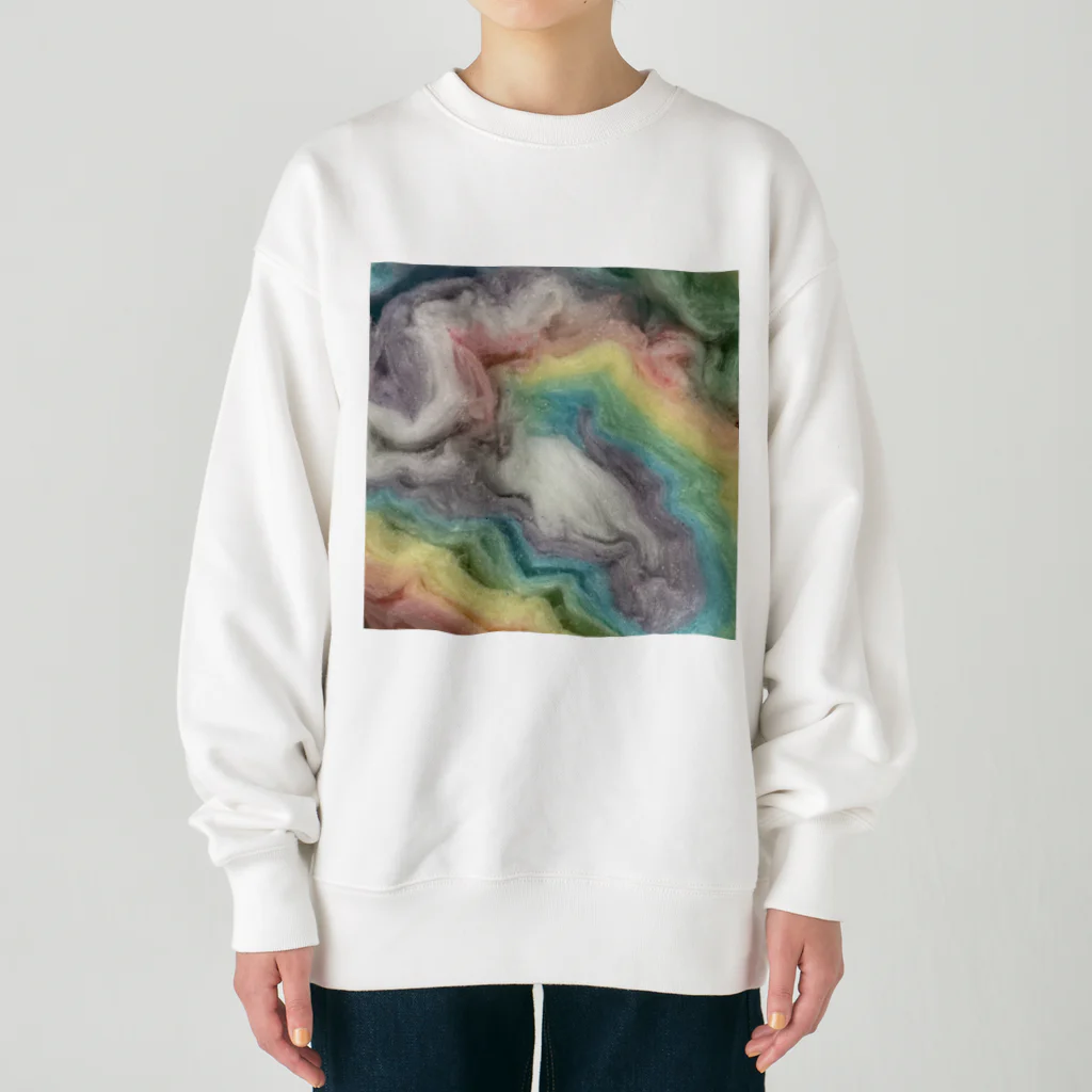 あゆのしおやきのわたあめ Heavyweight Crew Neck Sweatshirt