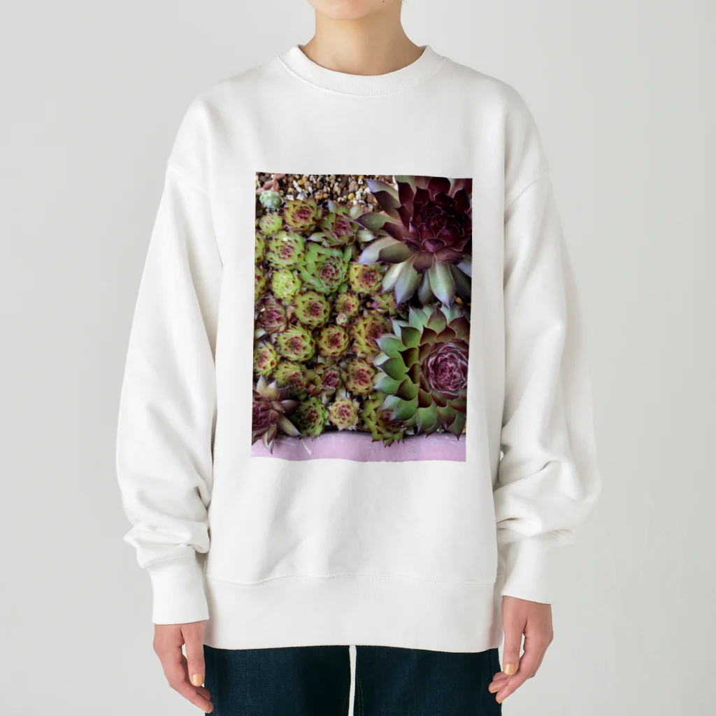 シアン猫の植物図鑑のセンペルいっぱい Heavyweight Crew Neck Sweatshirt