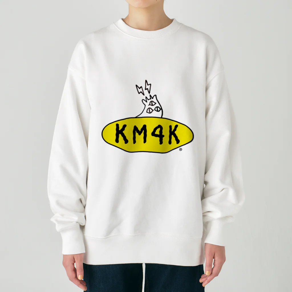 KM4K SUZURI 店のKM4Kちゃん Heavyweight Crew Neck Sweatshirt