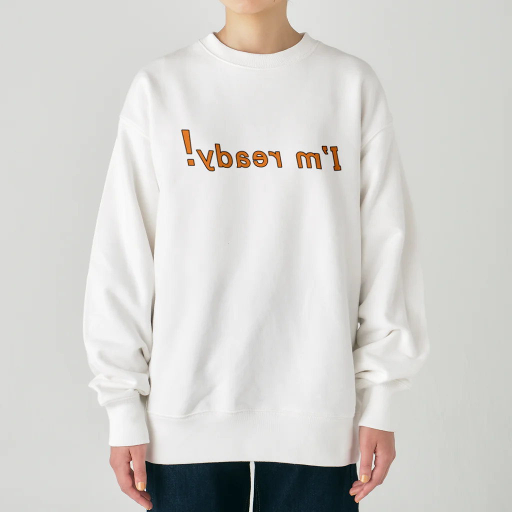 かいほう屋の準備出来てるよ！鏡ﾊﾞｰｼﾞｮﾝ Heavyweight Crew Neck Sweatshirt