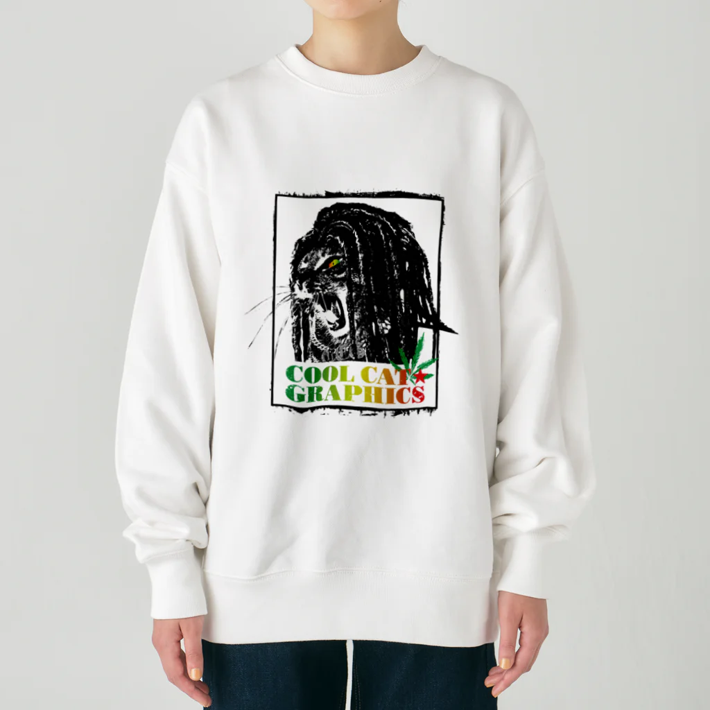 COOL CAT★GRAPHICSのCOOL CAT★GRAPHICS　CCG-004　Reggaeバージョン Heavyweight Crew Neck Sweatshirt