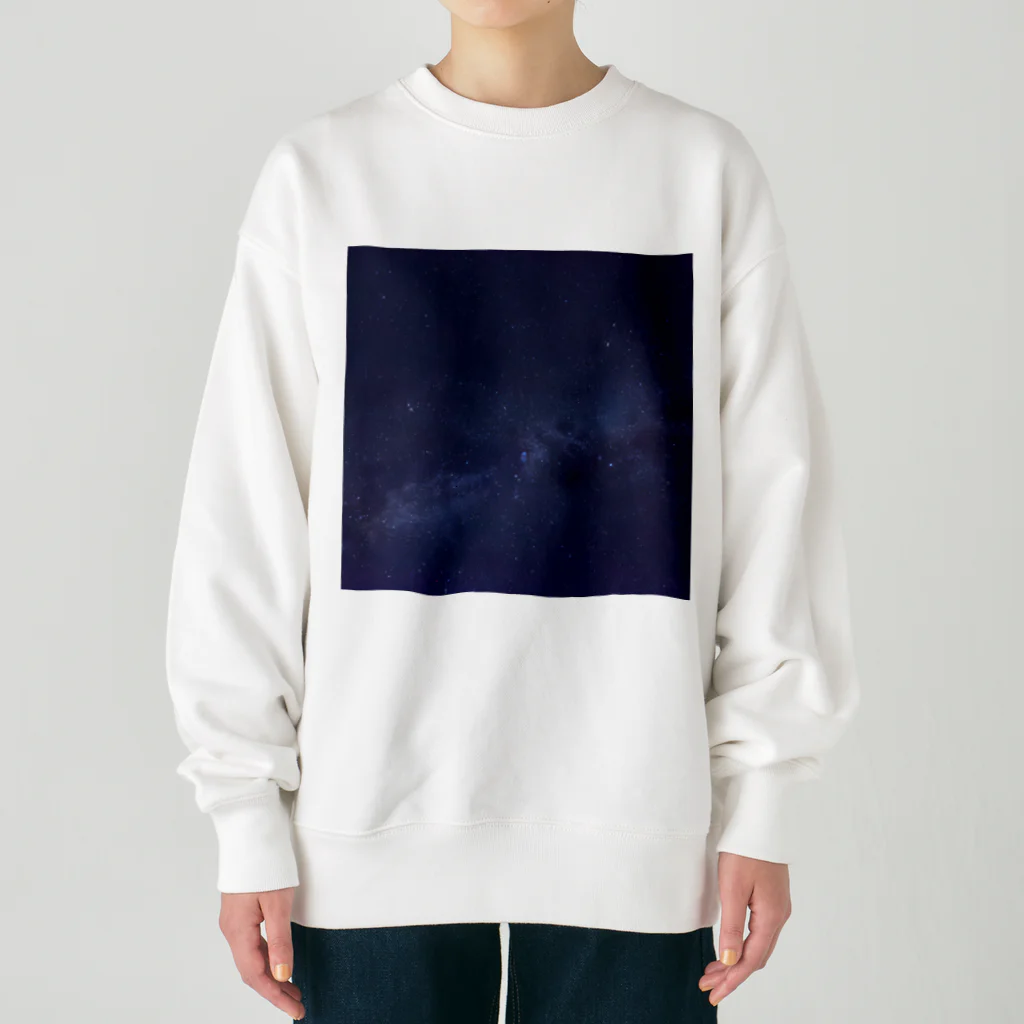 tiger4thのNature starry sky Heavyweight Crew Neck Sweatshirt