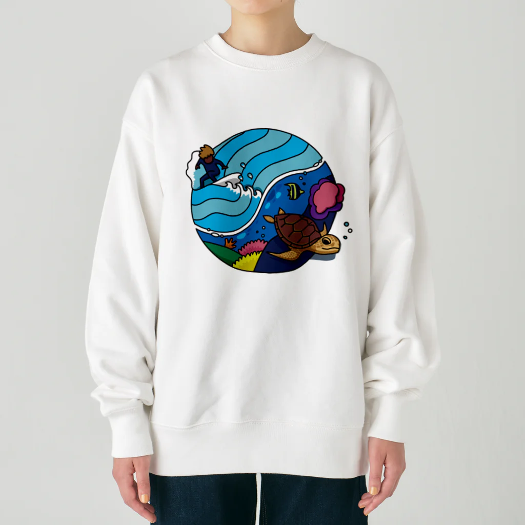 8anna storeのサーフandタートル！ Heavyweight Crew Neck Sweatshirt