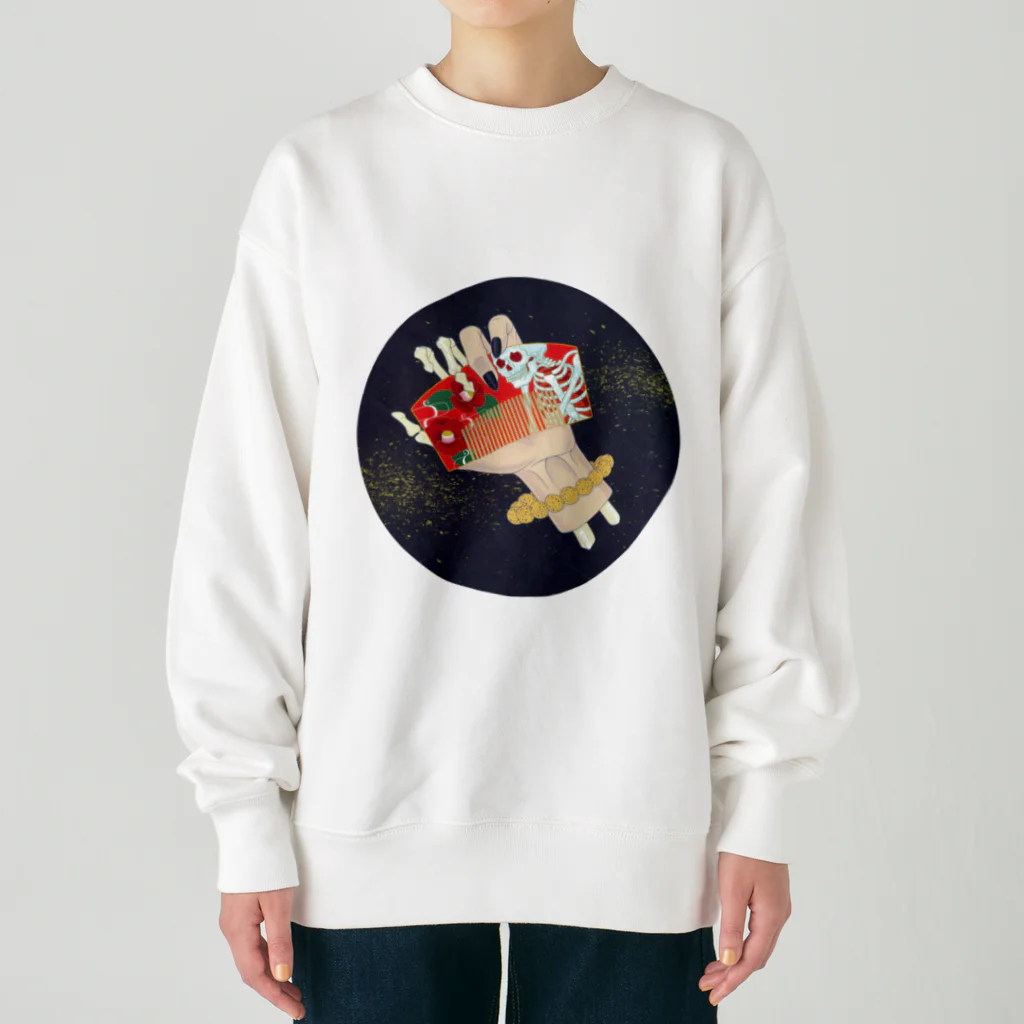 采-aya-の櫛 Heavyweight Crew Neck Sweatshirt