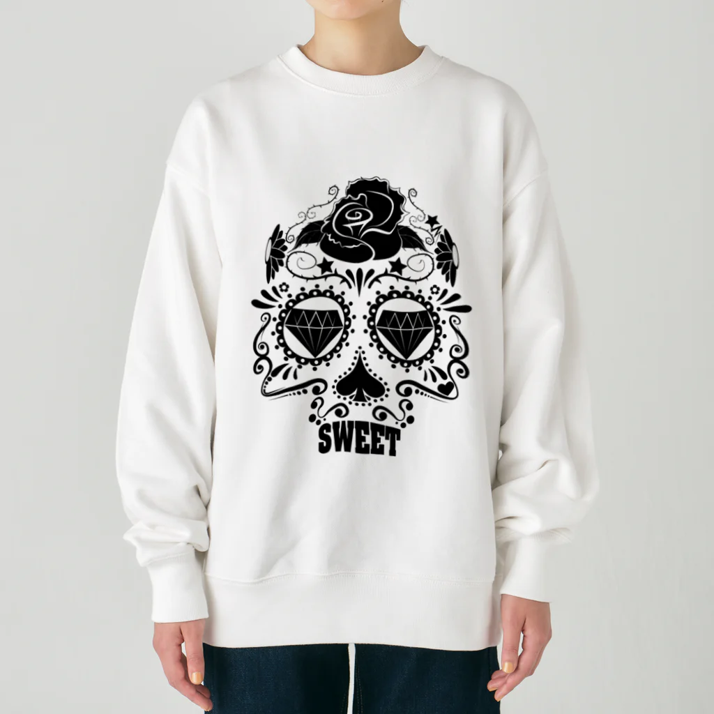 BlastBeautyのシュガースカル（スウィート） Heavyweight Crew Neck Sweatshirt