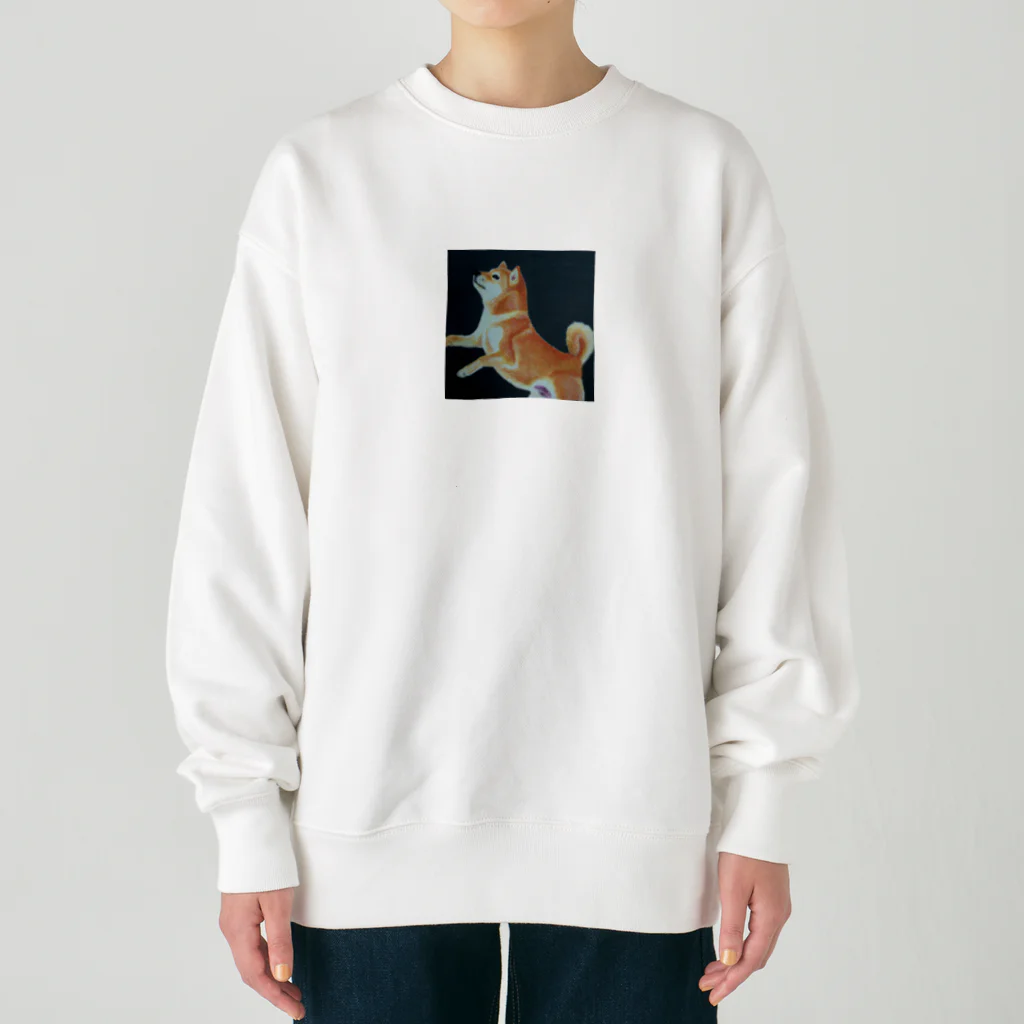 Shibainuteikokuの踊る柴犬 Heavyweight Crew Neck Sweatshirt