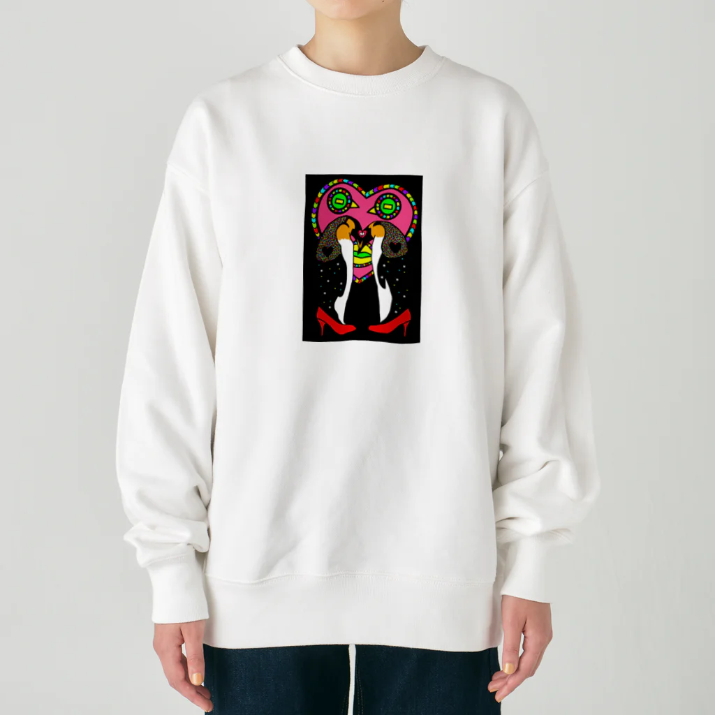 いってらっしゃいボーイのハイヒールペンギン Heavyweight Crew Neck Sweatshirt