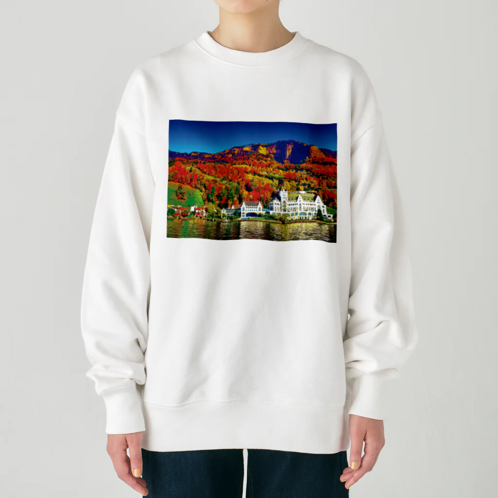 GALLERY misutawoのスイス 秋のヴィッツナウ Heavyweight Crew Neck Sweatshirt