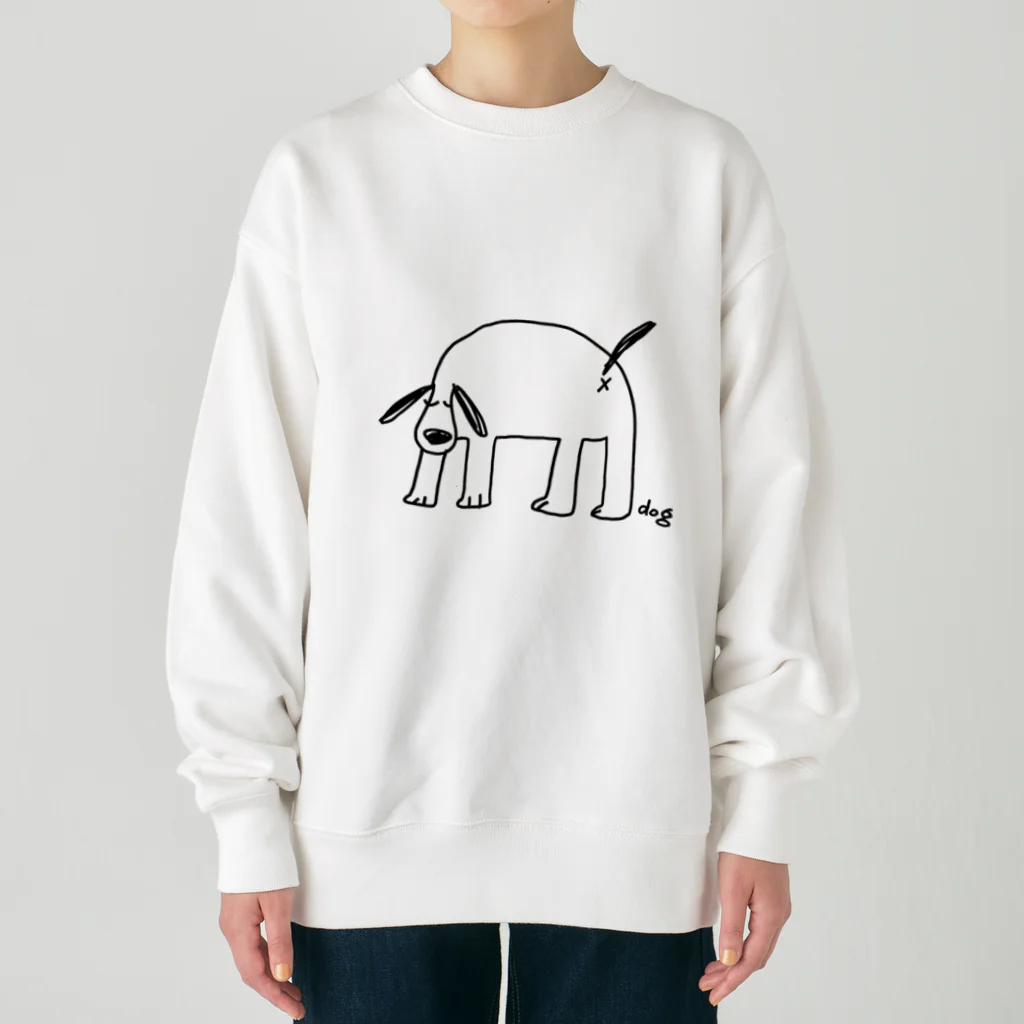 アニマルデザインのdog Heavyweight Crew Neck Sweatshirt