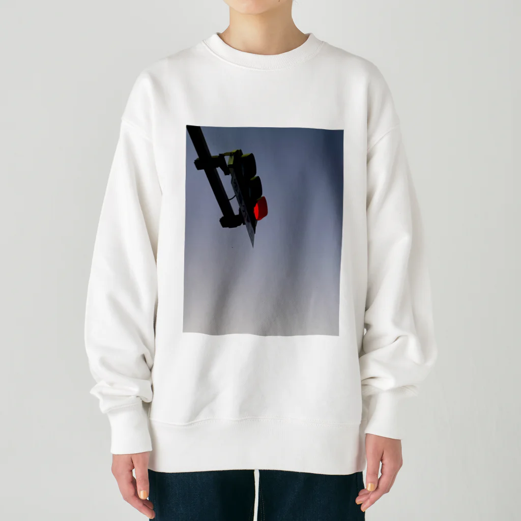 star_mの9traffic light Heavyweight Crew Neck Sweatshirt