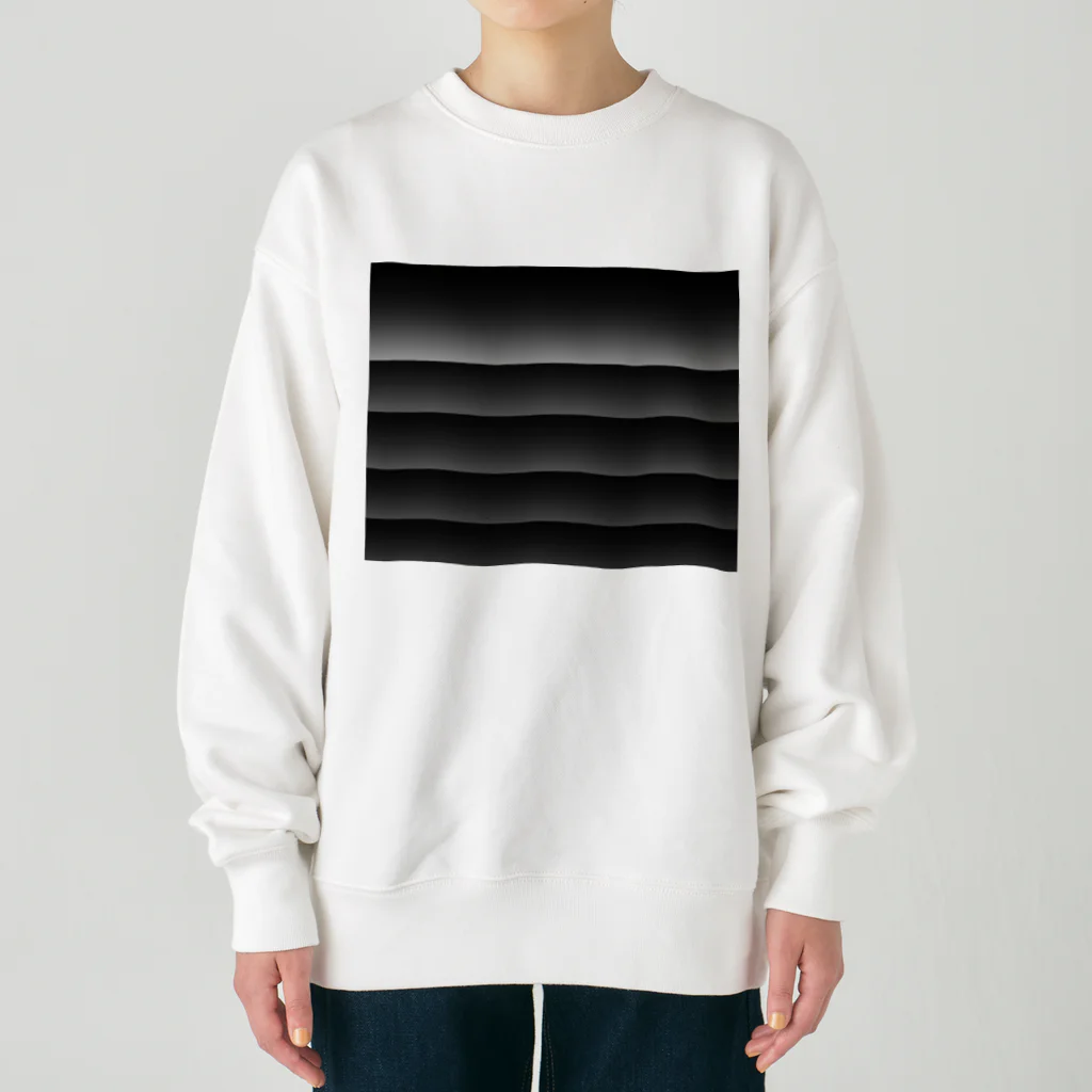 謎モノ店の段々立体感 Heavyweight Crew Neck Sweatshirt