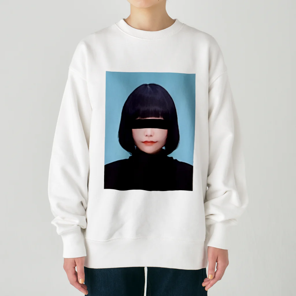 ポイ童のポイ童証明写真T 2022ver. Heavyweight Crew Neck Sweatshirt