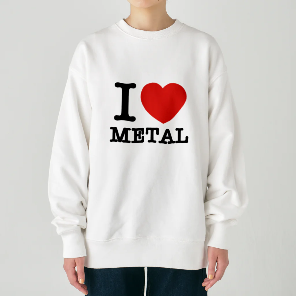 HachijuhachiのI LOVE METAL ヘビーウェイトスウェット