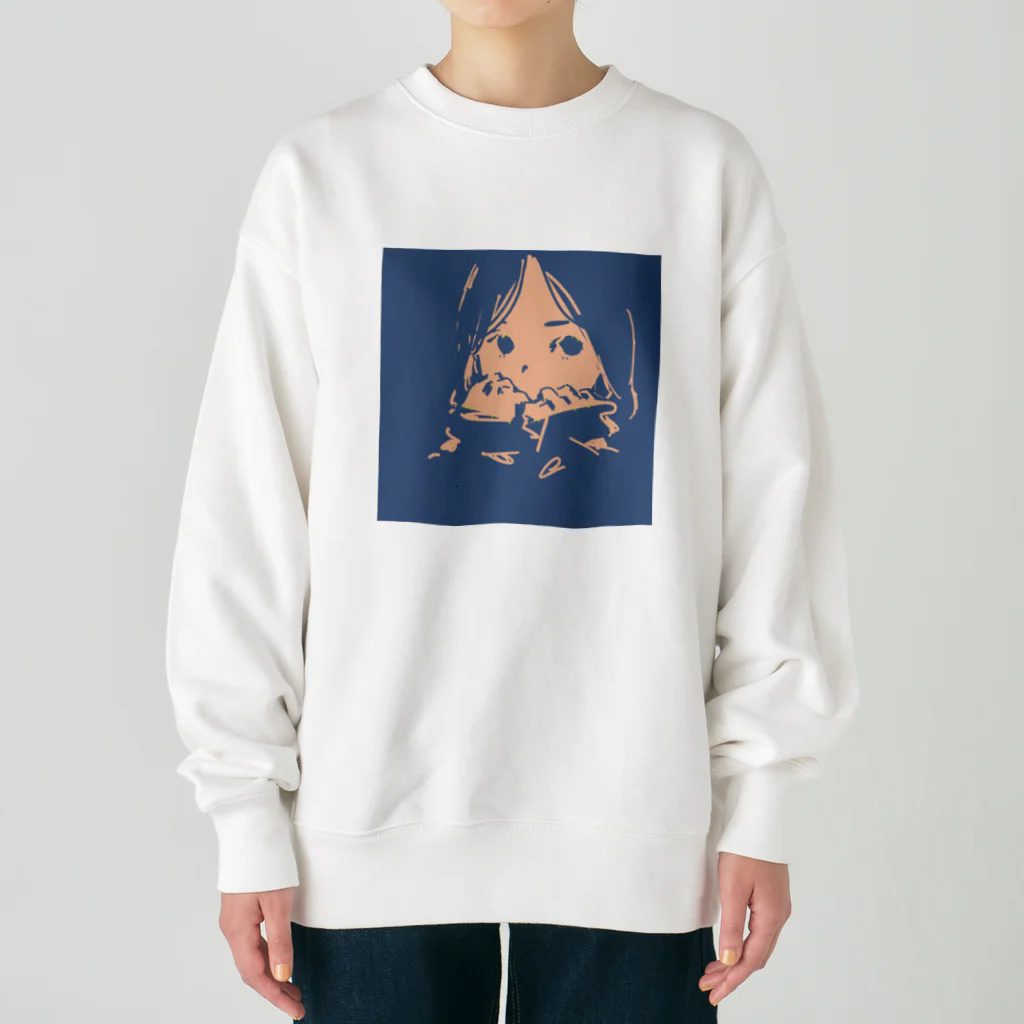 わたあめ食堂の毛玉ちゃん Heavyweight Crew Neck Sweatshirt