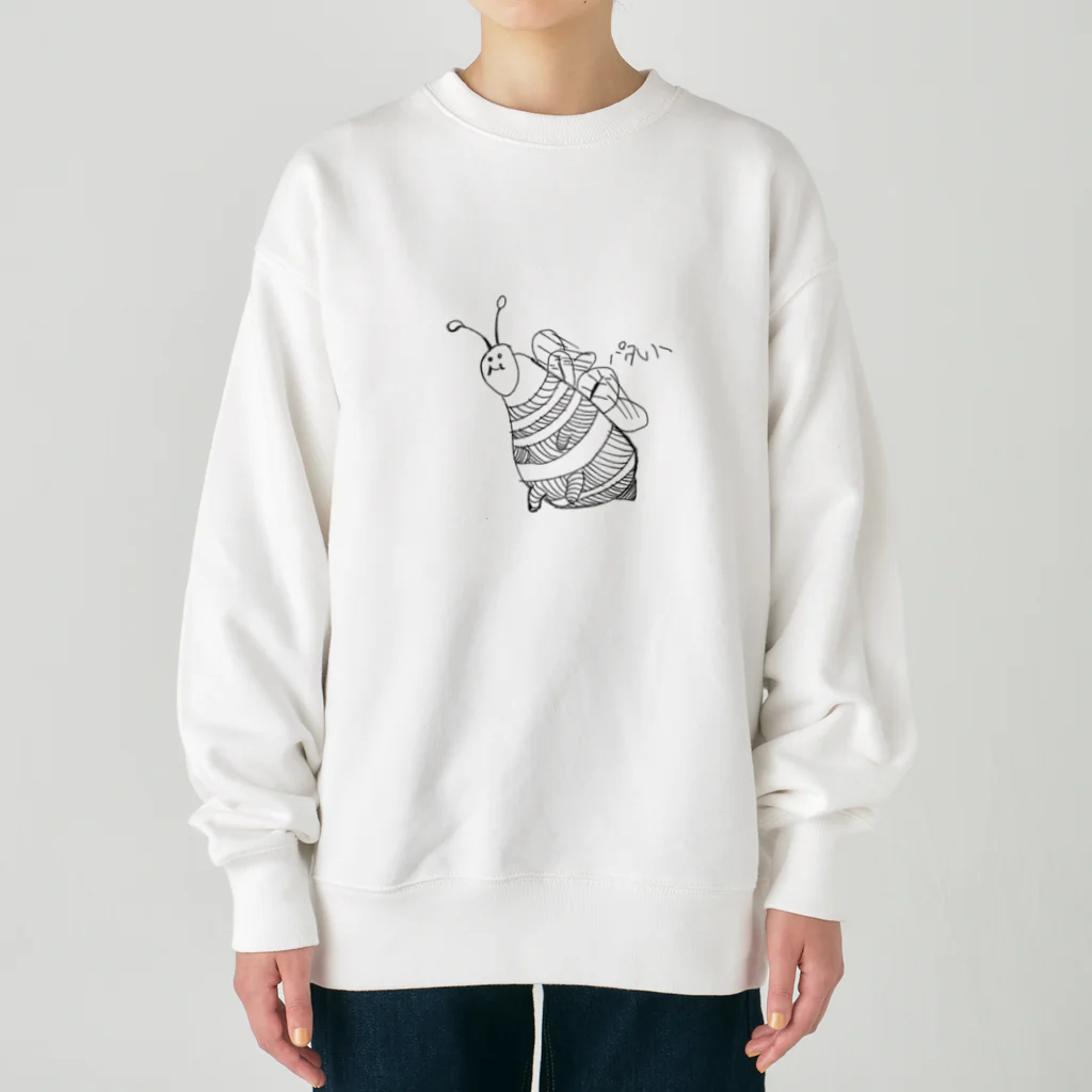 記録のいやハチだろ Heavyweight Crew Neck Sweatshirt