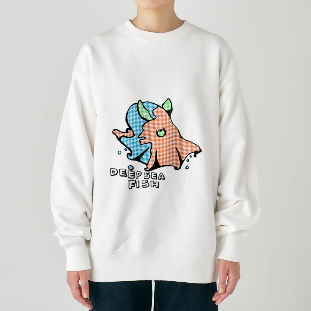 UKIPPAの深海シリーズ【めんだこ】 Heavyweight Crew Neck Sweatshirt