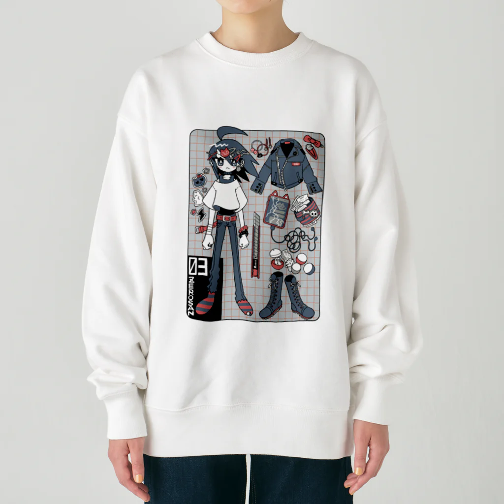 KANEKOYAの03くんのもちもの Heavyweight Crew Neck Sweatshirt