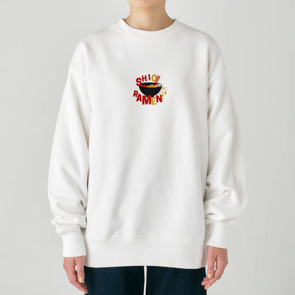 塩ラーメン🎬の塩ラーメンのグッズ Heavyweight Crew Neck Sweatshirt