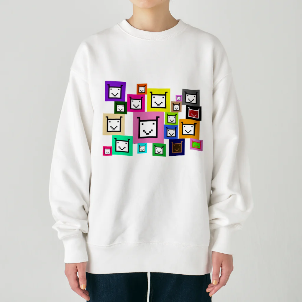 ☆あゆ ころ たろの☆ ハッピーライフの工作たろうオリジナルデザイン Heavyweight Crew Neck Sweatshirt