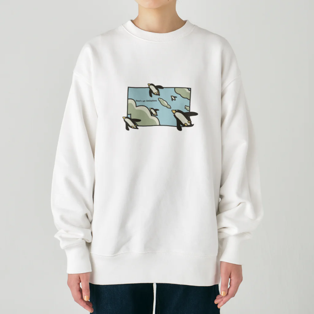 ari designの夢を叶えたペンギン Heavyweight Crew Neck Sweatshirt