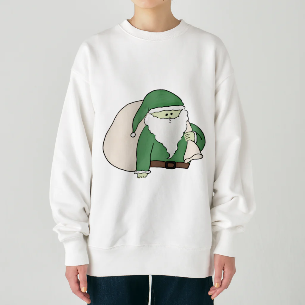 boorichanのあわてんぼうのイエティサンタ Heavyweight Crew Neck Sweatshirt