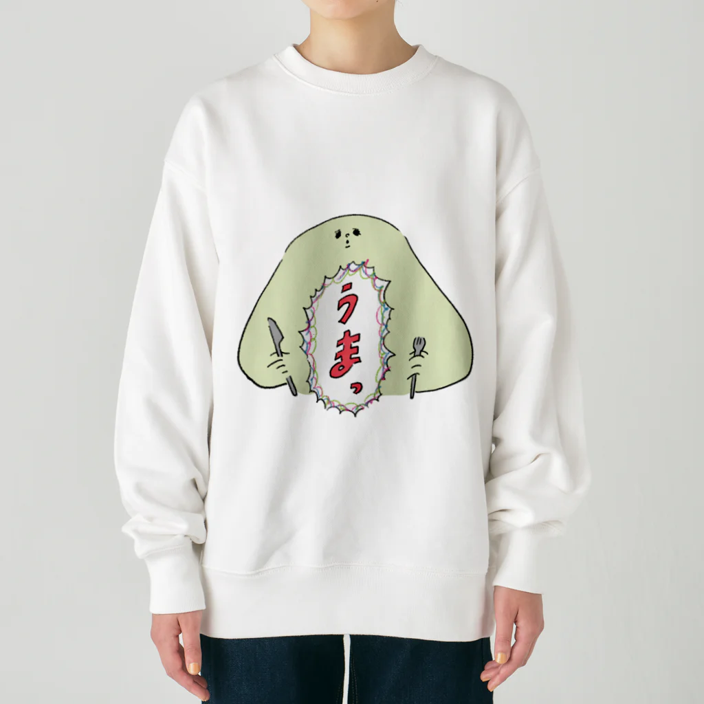 boorichanのグルメなイエティ Heavyweight Crew Neck Sweatshirt