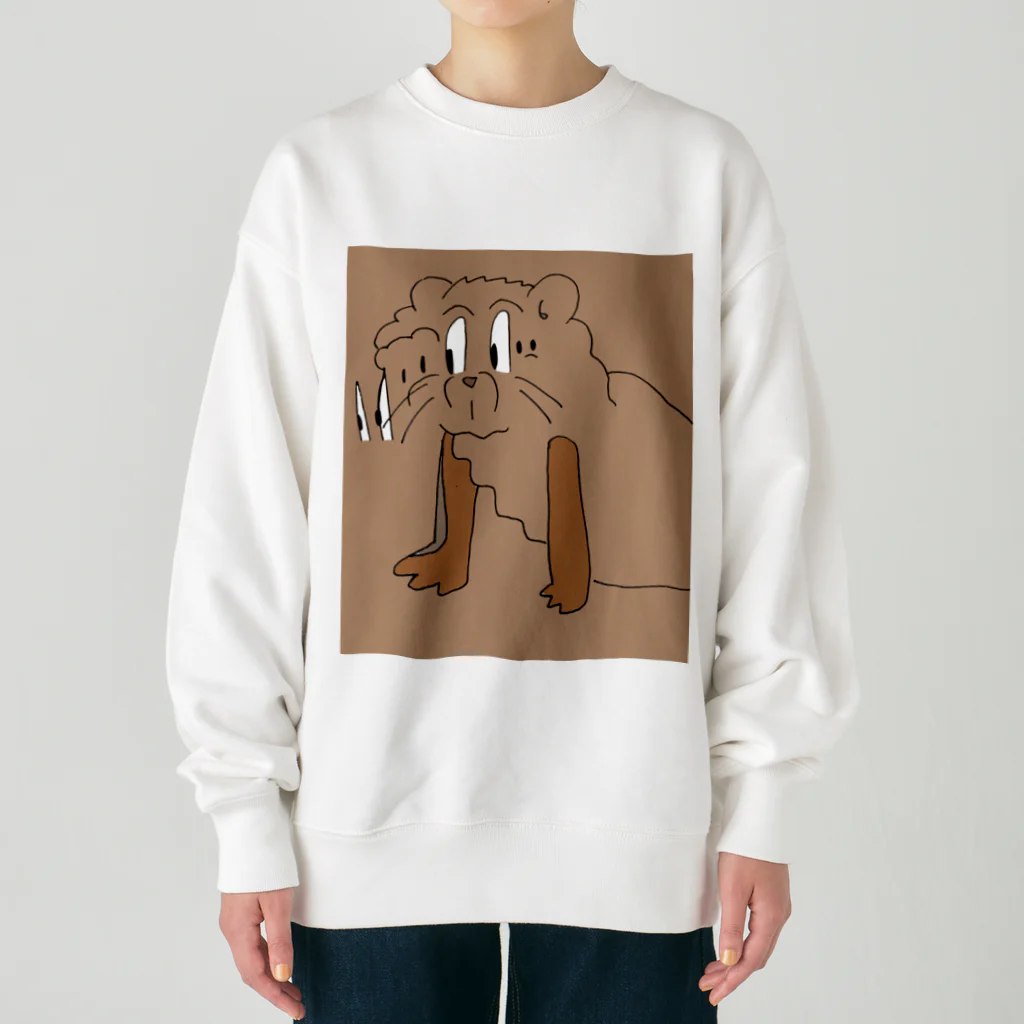 需要ない店のバグカピバラ Heavyweight Crew Neck Sweatshirt