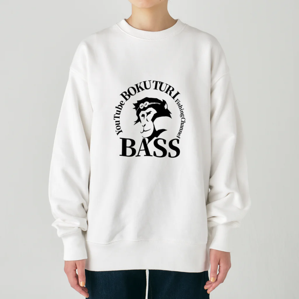 TAKUMI-fishingのBASS with BKTR Heavyweight Crew Neck Sweatshirt