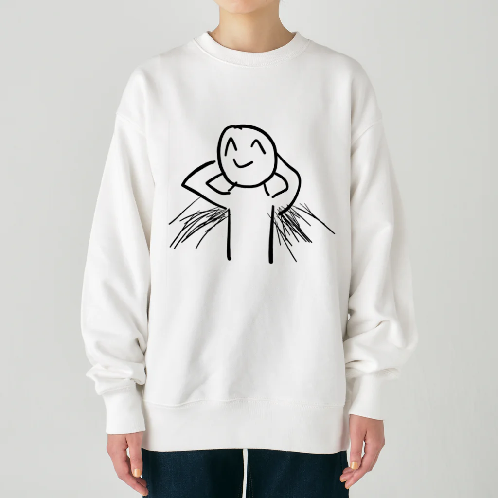 とうふのわき毛たろうシリーズ Heavyweight Crew Neck Sweatshirt