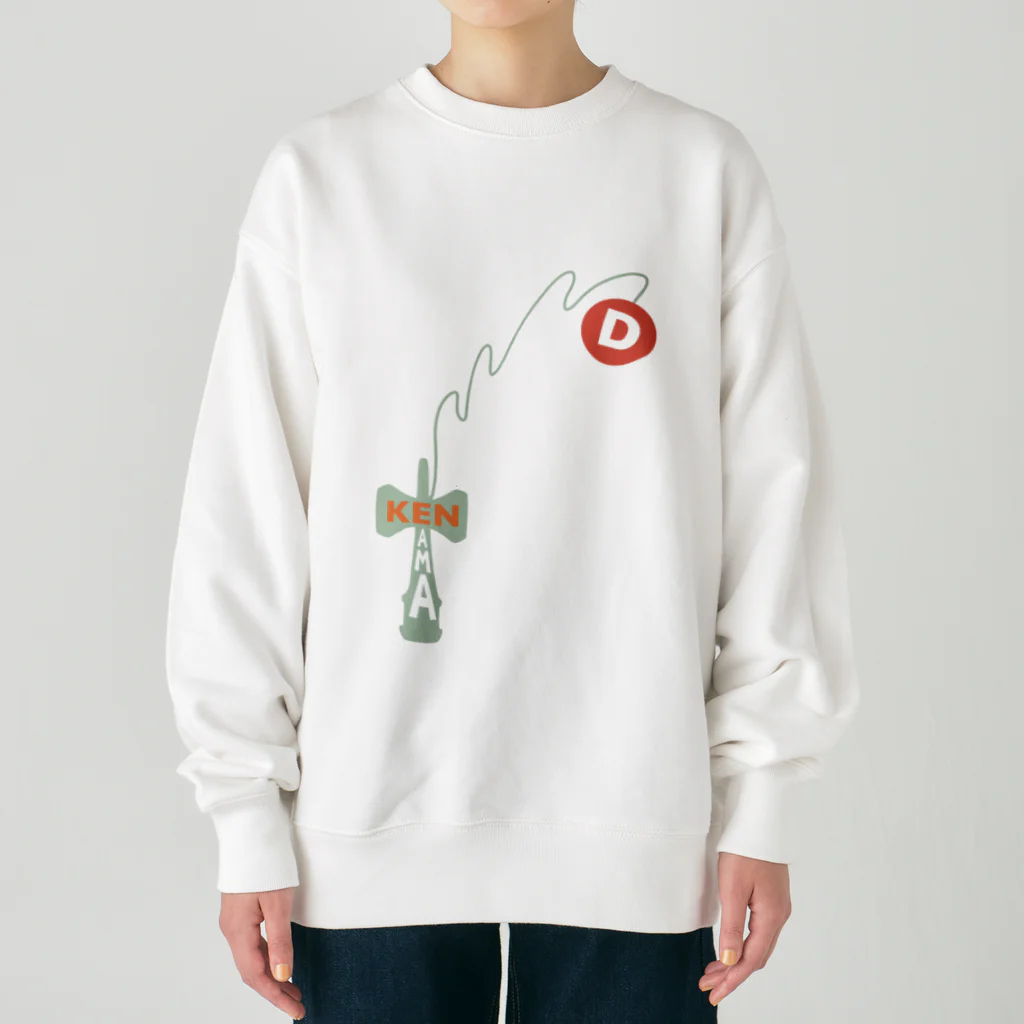 Siderunの館 B2の古き良きおもちゃのけん玉 Heavyweight Crew Neck Sweatshirt