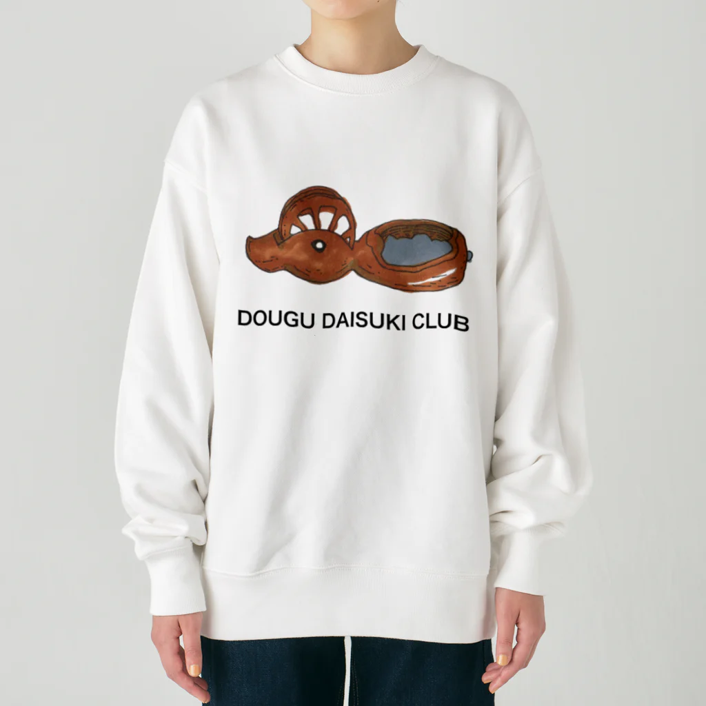 douguchanの墨壺ちゃん Heavyweight Crew Neck Sweatshirt