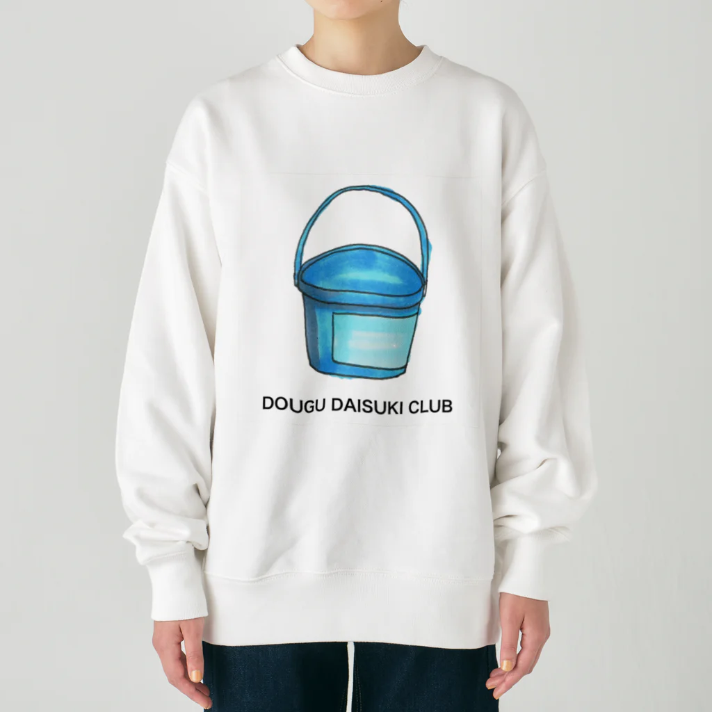 douguchanのバケツちゃん Heavyweight Crew Neck Sweatshirt