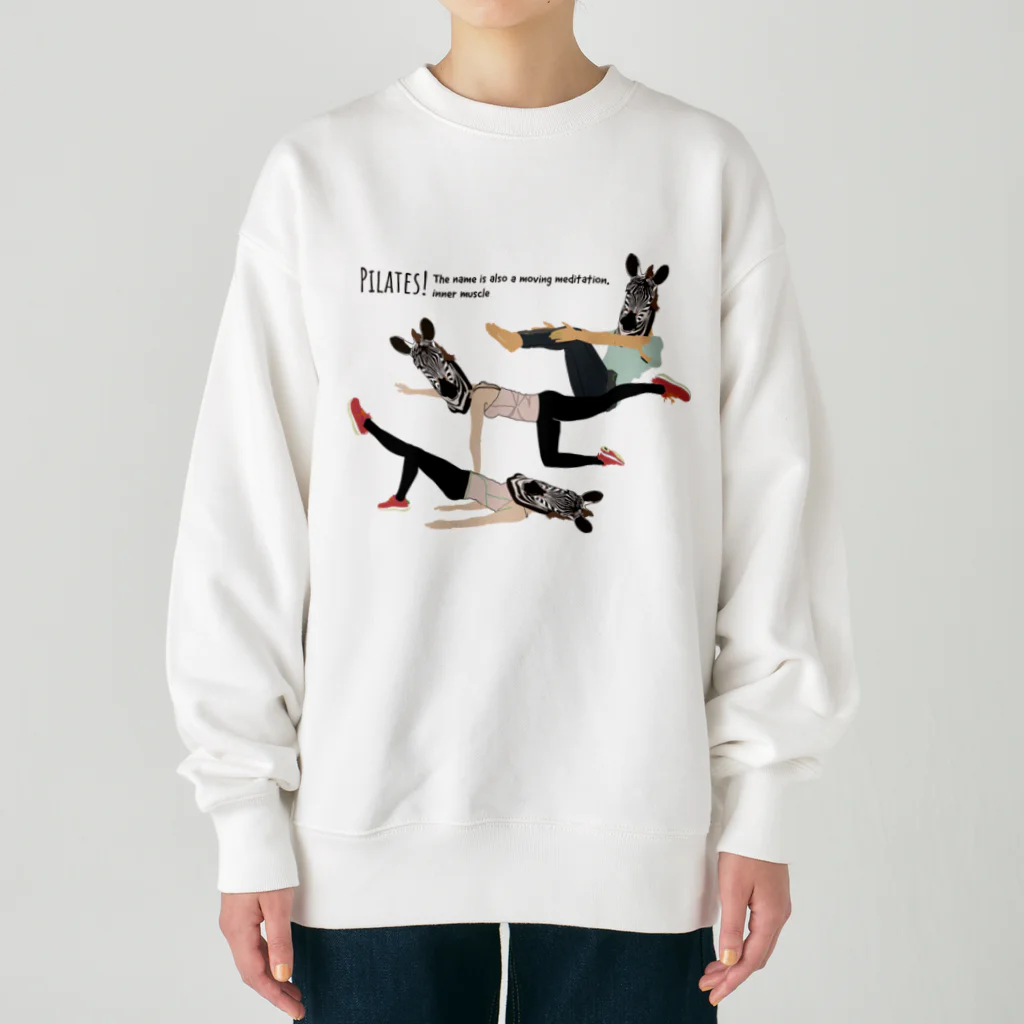 Drecome_Designのピラティス・シマウマ Heavyweight Crew Neck Sweatshirt