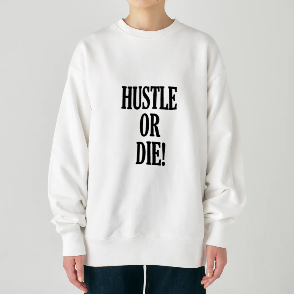 teddy_dのhustle or die Heavyweight Crew Neck Sweatshirt