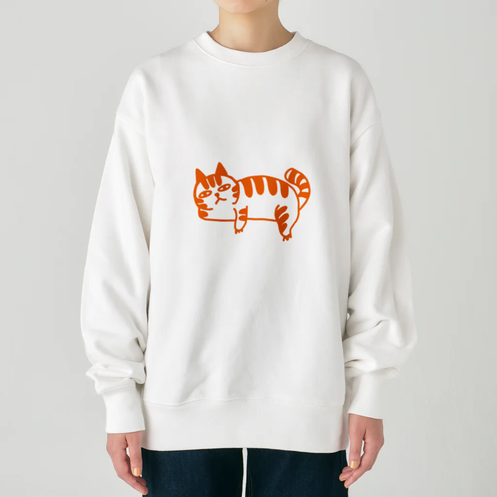 喜満満猫 ARTS STOREのワンポイント😸KIMAMANEKO Heavyweight Crew Neck Sweatshirt