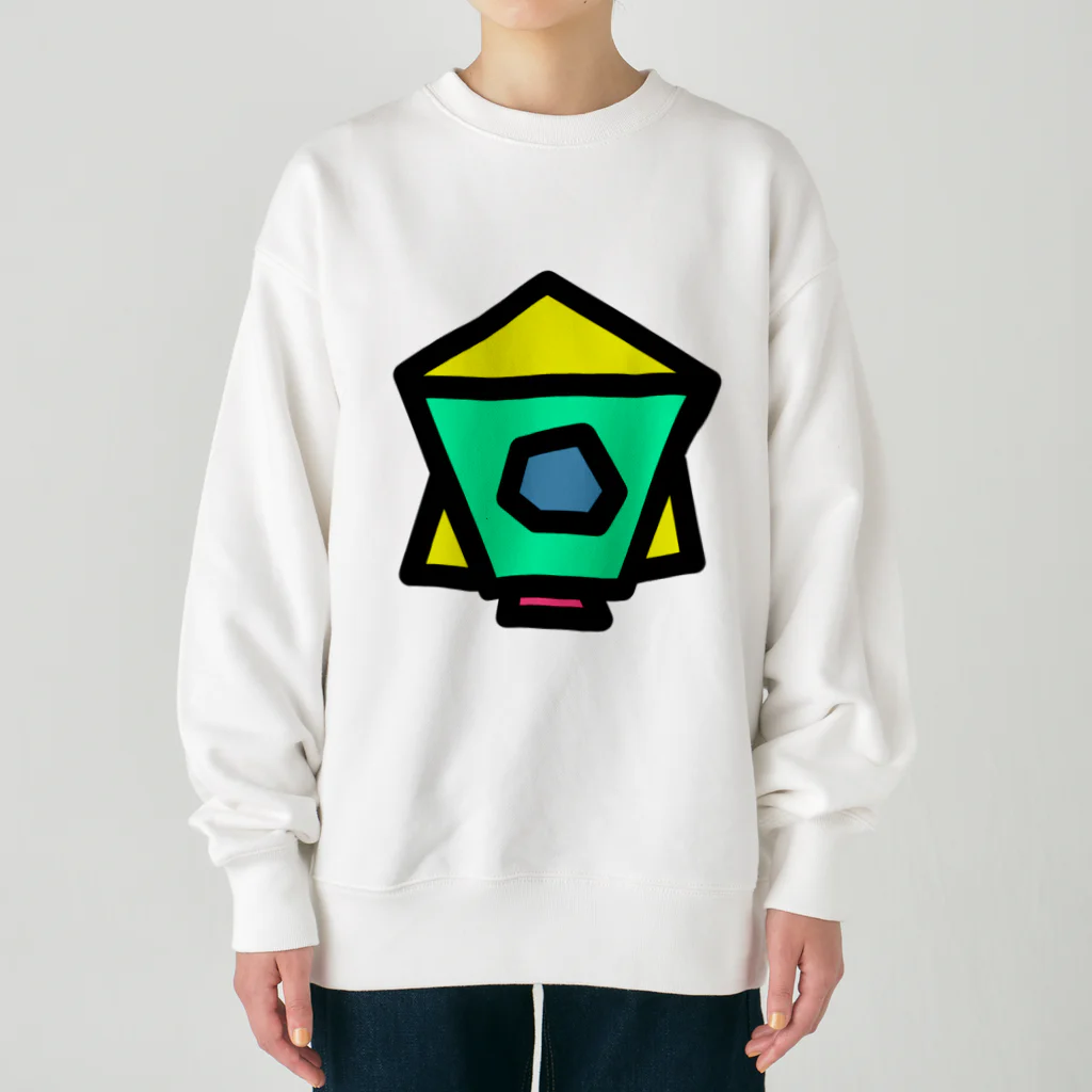 やきにくていのロケット 宇宙 Heavyweight Crew Neck Sweatshirt