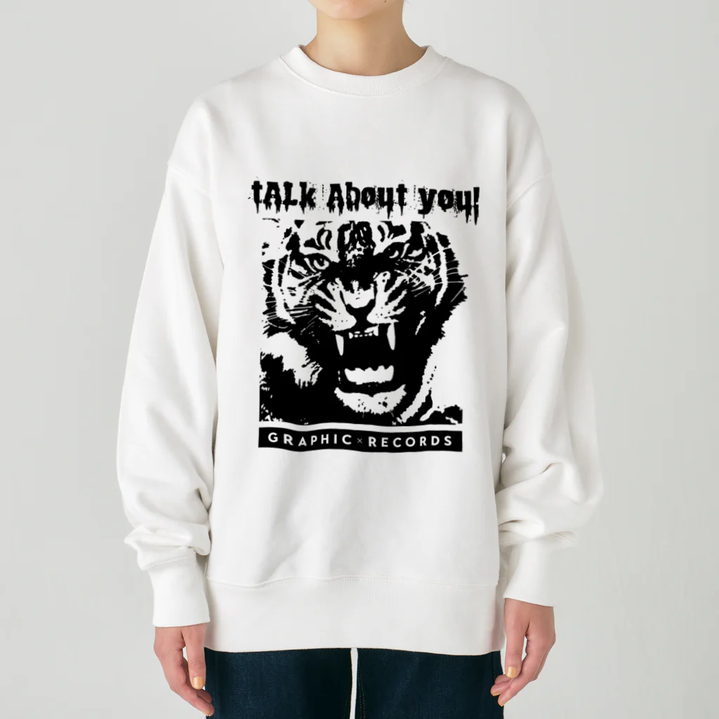 GRAPHIC × RECORDSのTalk about YOU!　ヘビーウェイトTシャツ ヘビーウェイトスウェット