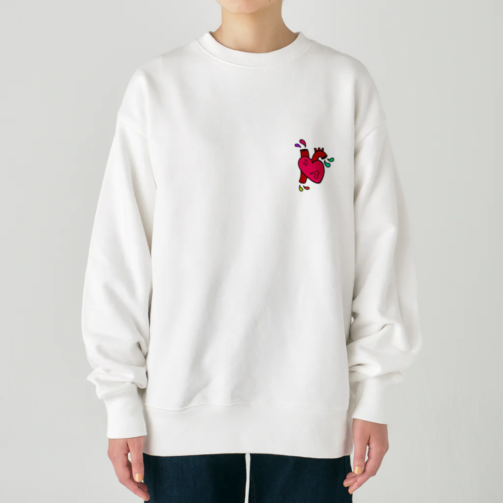 feeling！のハート！ Heavyweight Crew Neck Sweatshirt